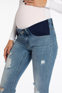 Maternity Light Wash Denim