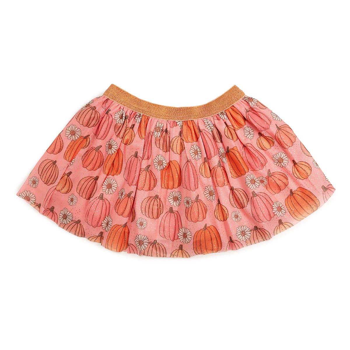 Pumpkin Daisy Tutu - Dress Up Skirt - Kids Fall Tutu: 0-12M