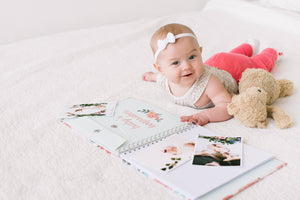 Baby's Memory Book and Sticker Set