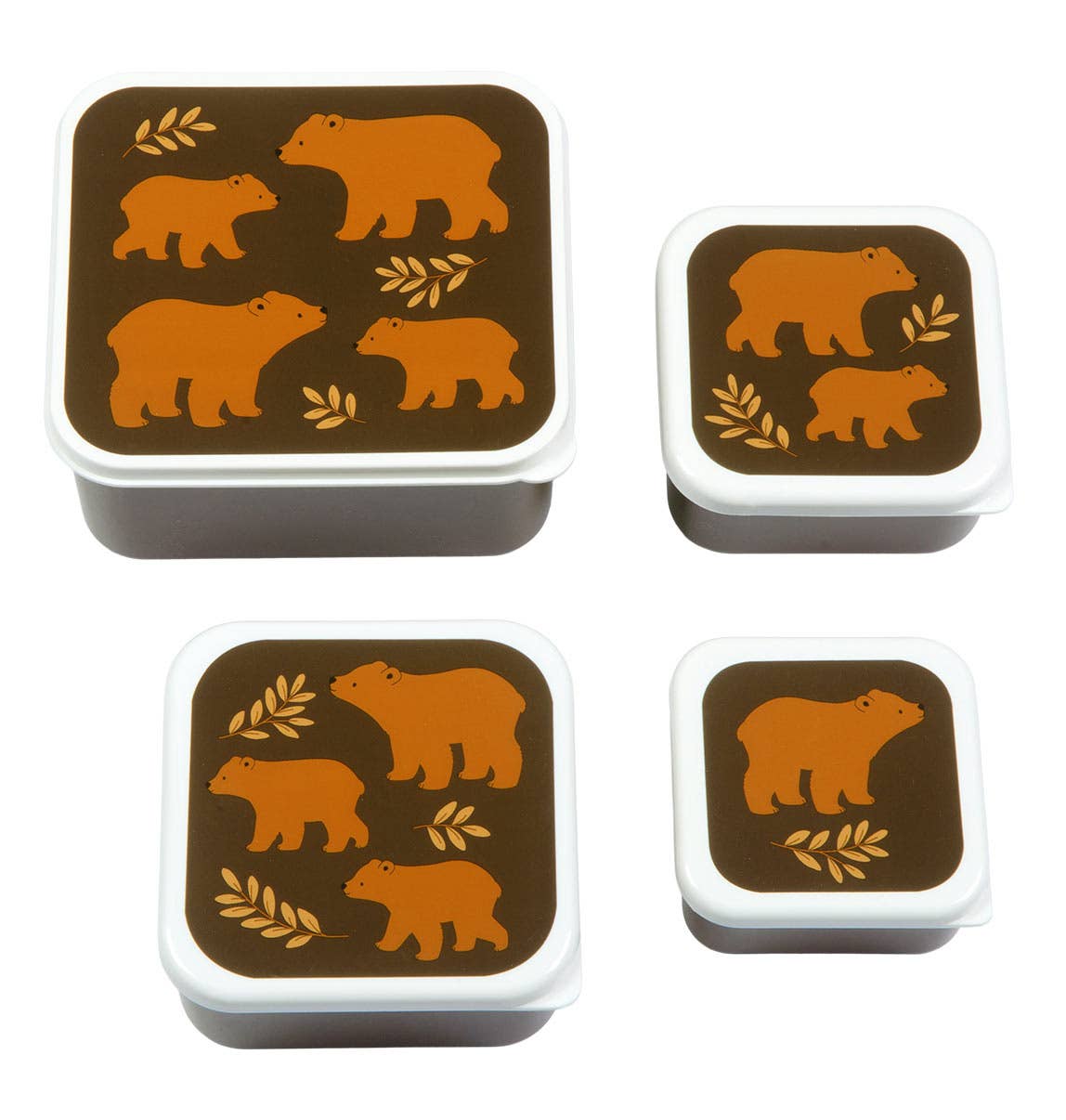 Lunch & snack box set: Bears