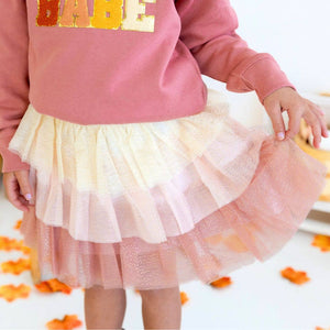 Boho Blush Petal Tutu