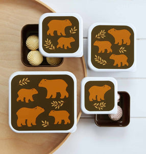 Lunch & snack box set: Bears