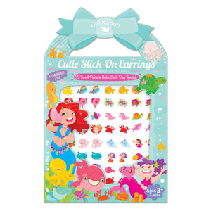 Mermaids Stick-On Earring and Nail Sticker Gift Set-