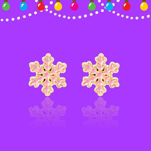 Snowflake Magic Cutie Stud Earrings