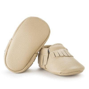 Latte Neutral Baby Moccasins