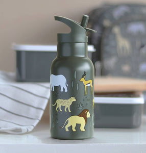 Stainless steel drink/water bottle for kids: Savanna