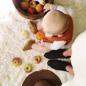 Classic Brown Baby Moccasins