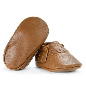 Classic Brown Baby Moccasins