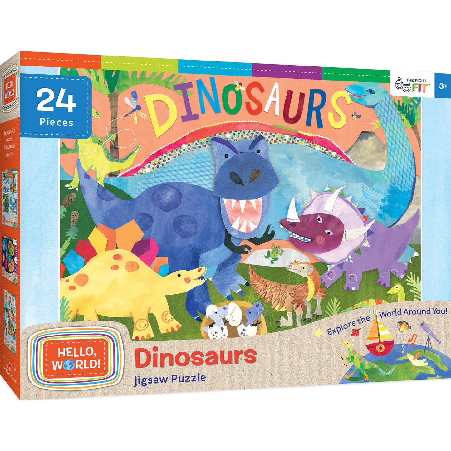 Hello, World! - Dinosaurs 24 Piece Puzzle