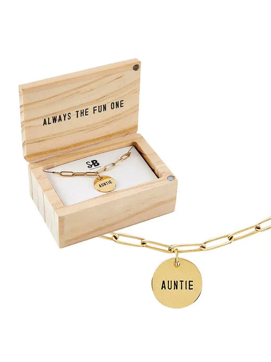 Link Necklace Jewelry - Auntie
