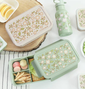 Bento lunch box: Blossoms - sage