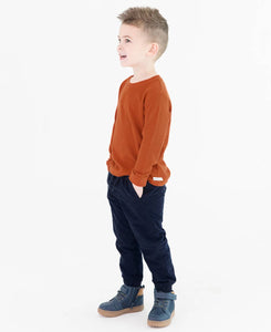 Boys Navy Chino Jogger Pant