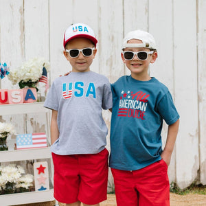 USA Flag Trucker Hat - Kids 4th of July Hat