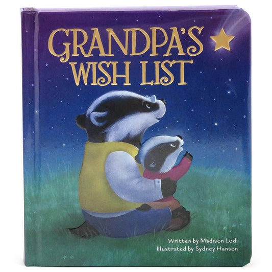 Grandpa's Wish List Keepsake Padded Board Book