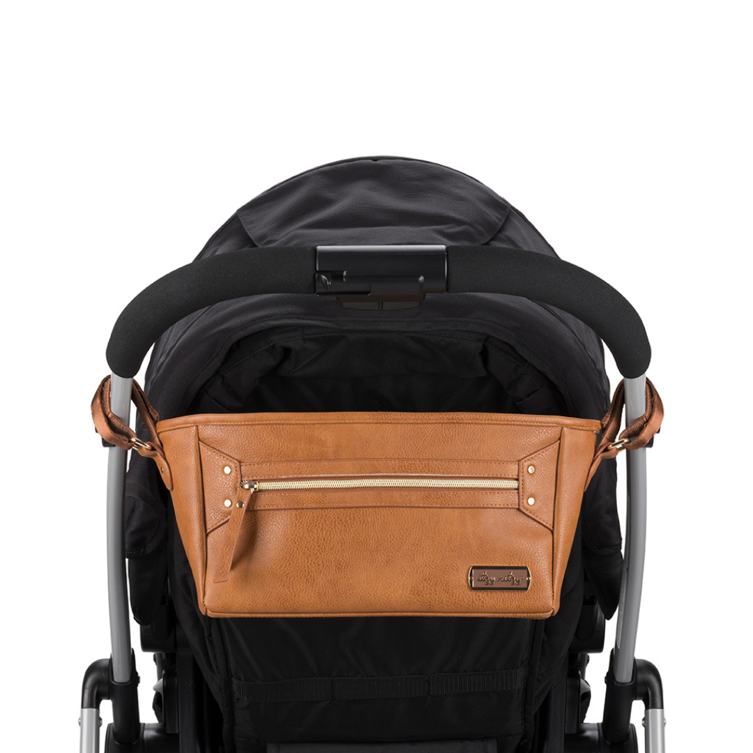 Cognac Travel Stroller + Wagon Caddy