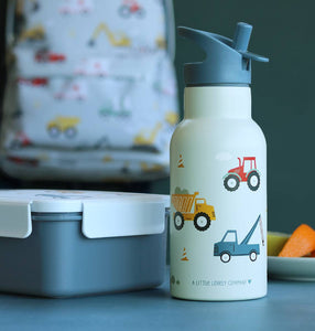 Kids stainless steel drink/water bottle: Vehicles, Cars