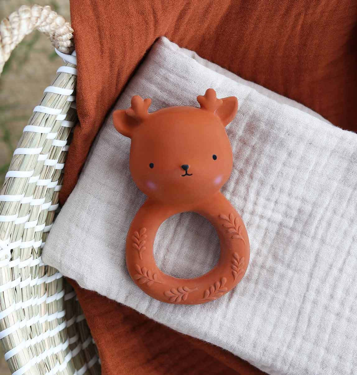 Teething ring: Deer