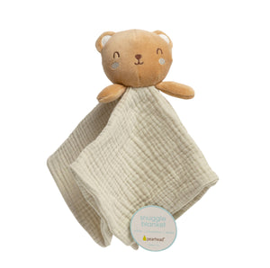 Bear Organic Cotton Muslin Lovey