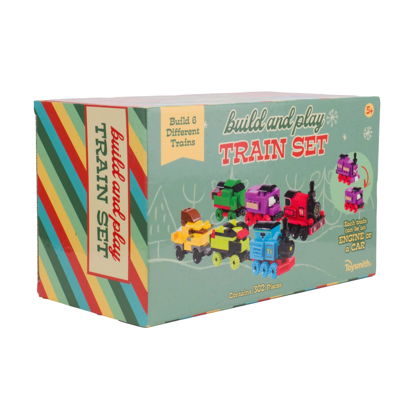 Build & Play Train Set