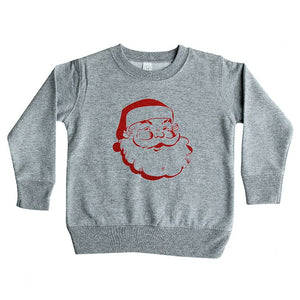 Vintage  Glitter Santa Sweatshirt