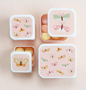 Lunch & snack box set: Butterflies