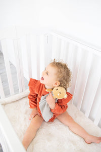 Bear Organic Cotton Muslin Lovey