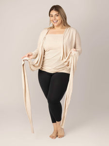 Skin to Skin Long Sleeve Wrap Top