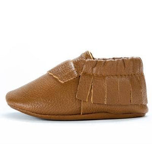 Classic Brown Baby Moccasins