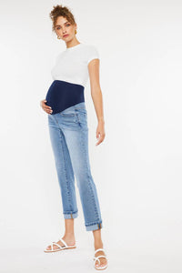 Kan Can USA Maternity Boyfriend Jeans