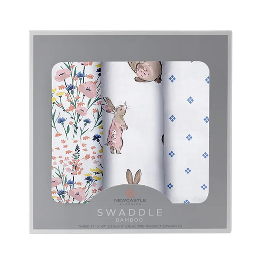 Wildflowers Bamboo Swaddles (3 Pack)