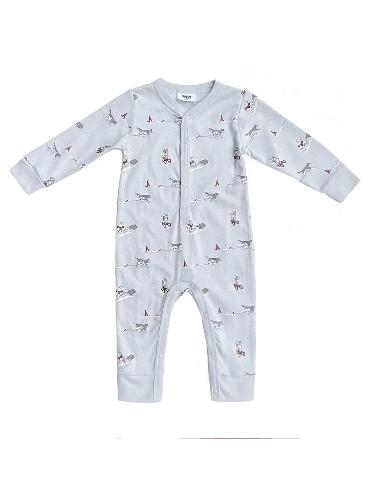 Huskies Baby Snap Romper