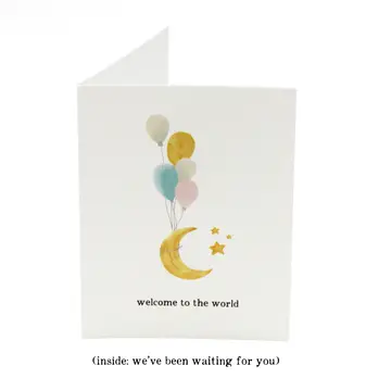 Welcome to the World Baby Shower Card