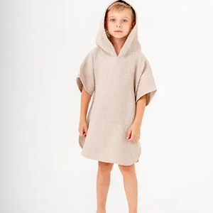 Kids Hooded Poncho Beach Towel