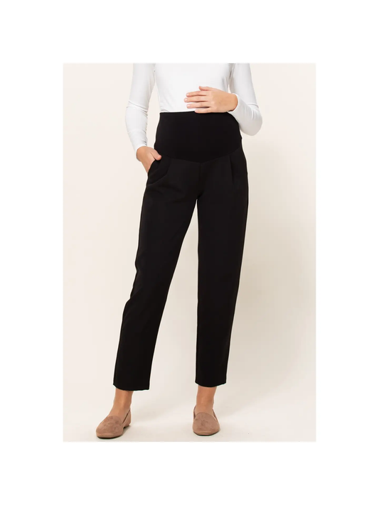 Tapered Full Panel Maternity Ankle Pants