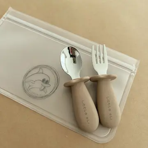 Silicone and Stainless Steel Cutlery Set