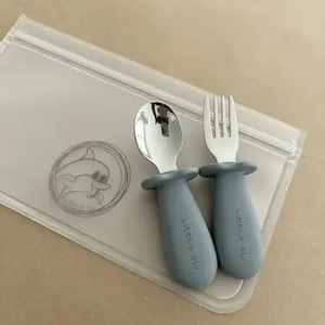 Silicone and Stainless Steel Cutlery Set