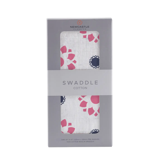 Primrose Indigo Swaddle