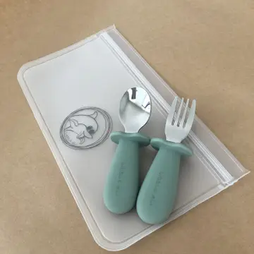 Silicone and Stainless Steel Cutlery Set