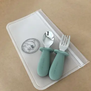 Silicone and Stainless Steel Cutlery Set