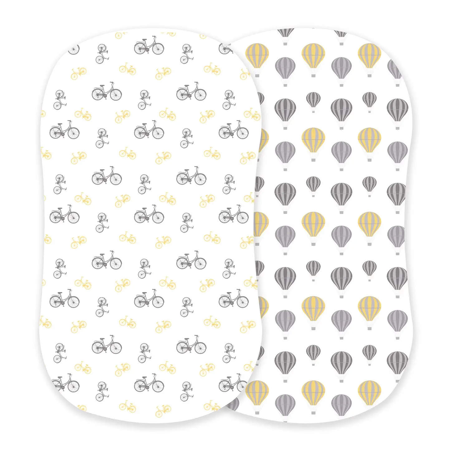 Vintage Bicycles & Hot Air Balloon Changing Pad/Bassinet