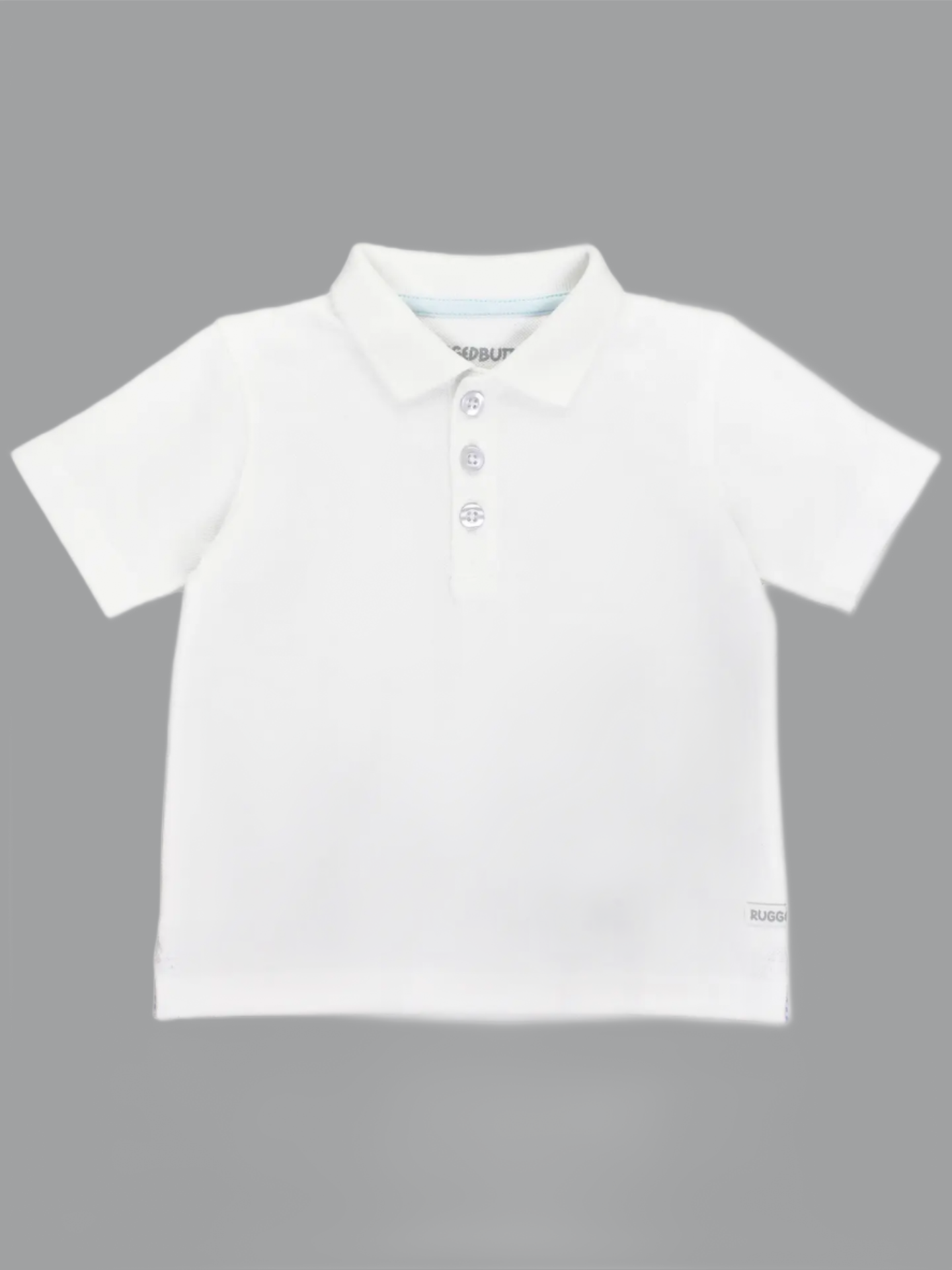 White Pique Short Sleeve Polo Shirt