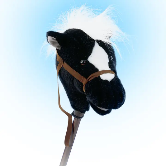 Easy Ride 'Um Black Horse Stick Horse