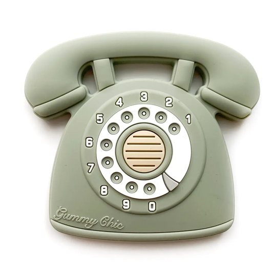 Rotary Dial Phone Teether - Desert Sage