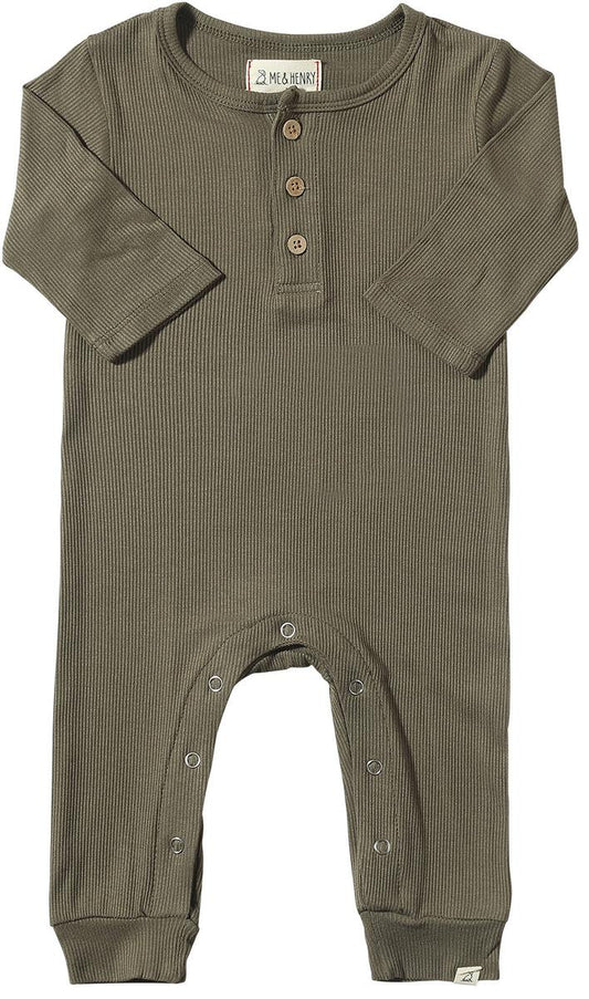 Me & Henry® Mason Ribbed Romper