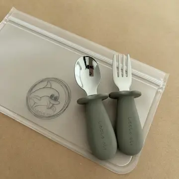 Silicone and Stainless Steel Cutlery Set