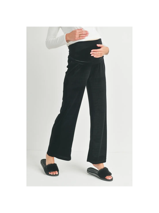 Velvet Over the Belly Maternity Lounge Pants