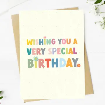 Wishing You A Very Special Birthday Card