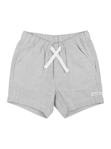 RuffleButts + RuggedButts® Harbor Gray Pull-On Shorts