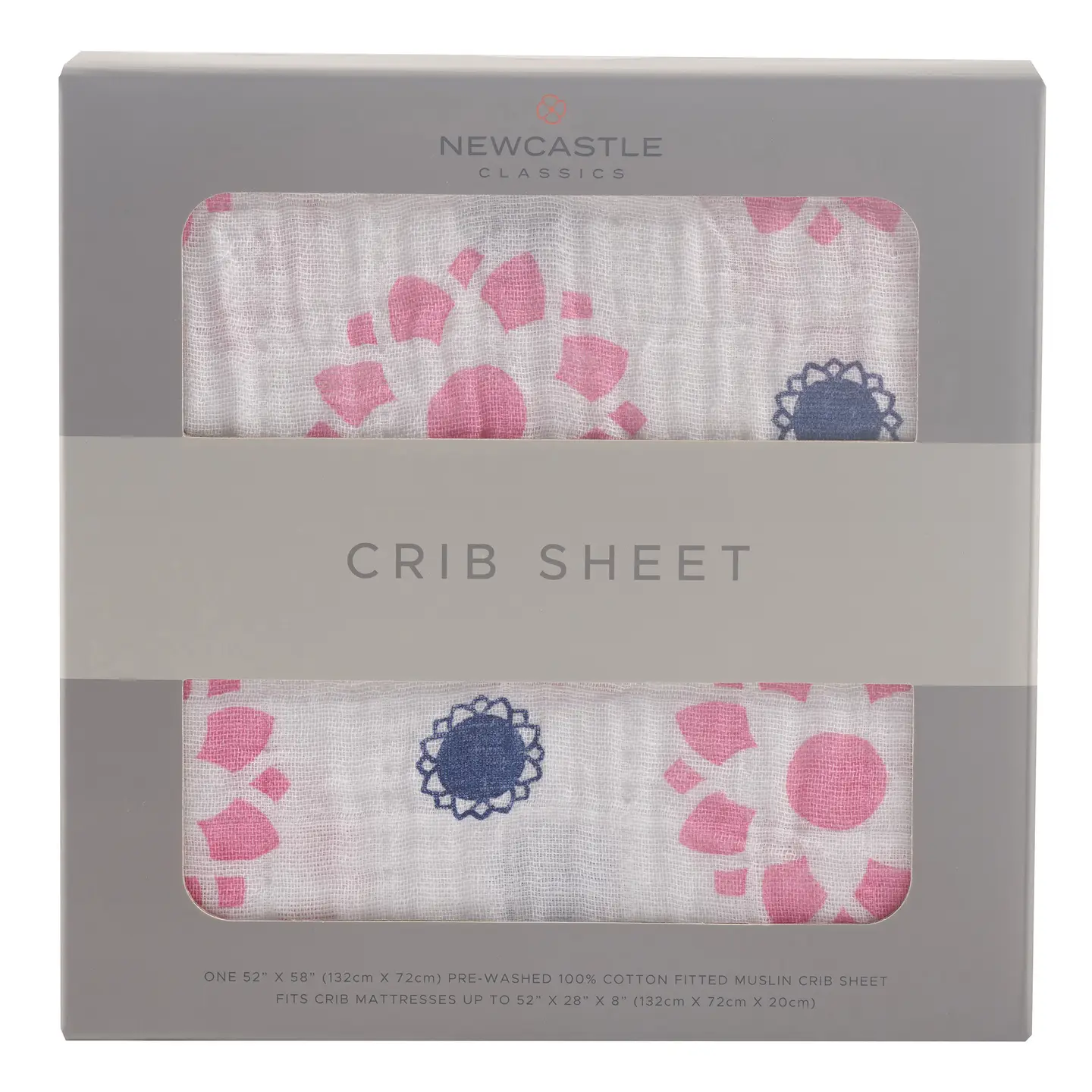 Primrose Indigo Crib Sheet