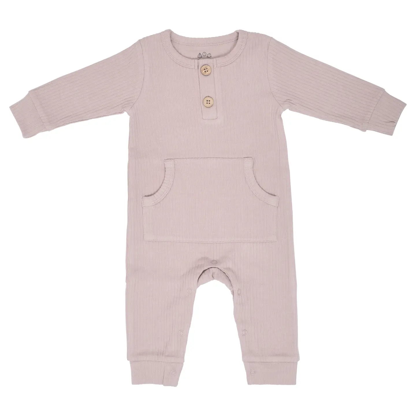 Baby Ribbed Playsuit with Pockets